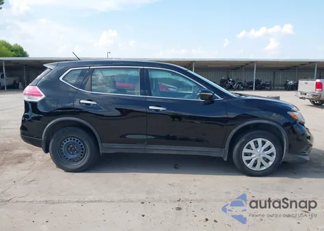 2015 Nissan Rogue S из США, поврежденный, VIN KNMAT2MV0FP504089